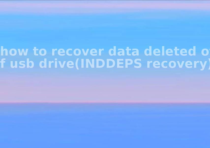 how to recover data deleted off usb drive(INDDEPS recovery)2