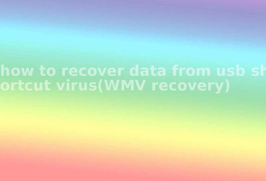 how to recover data from usb shortcut virus(WMV recovery)2