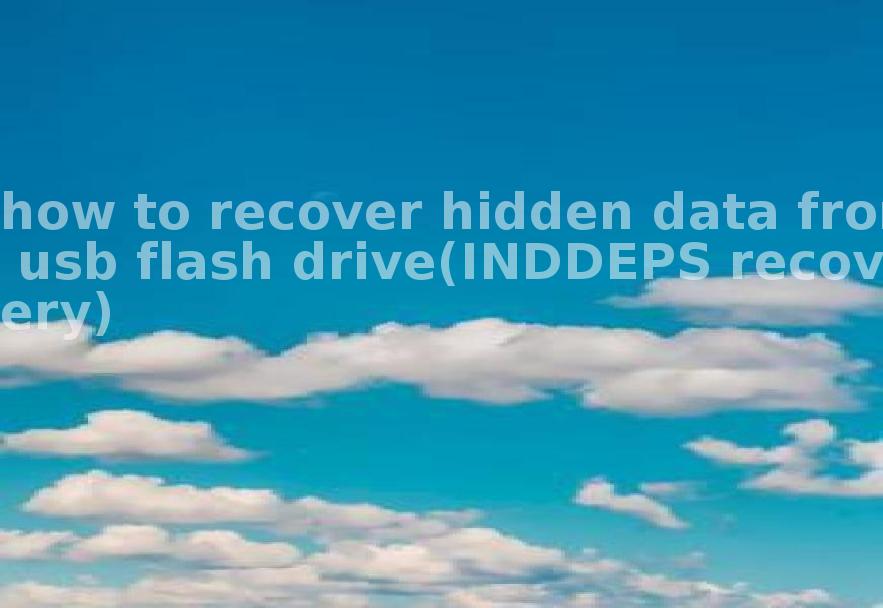 how to recover hidden data from usb flash drive(INDDEPS recovery)1